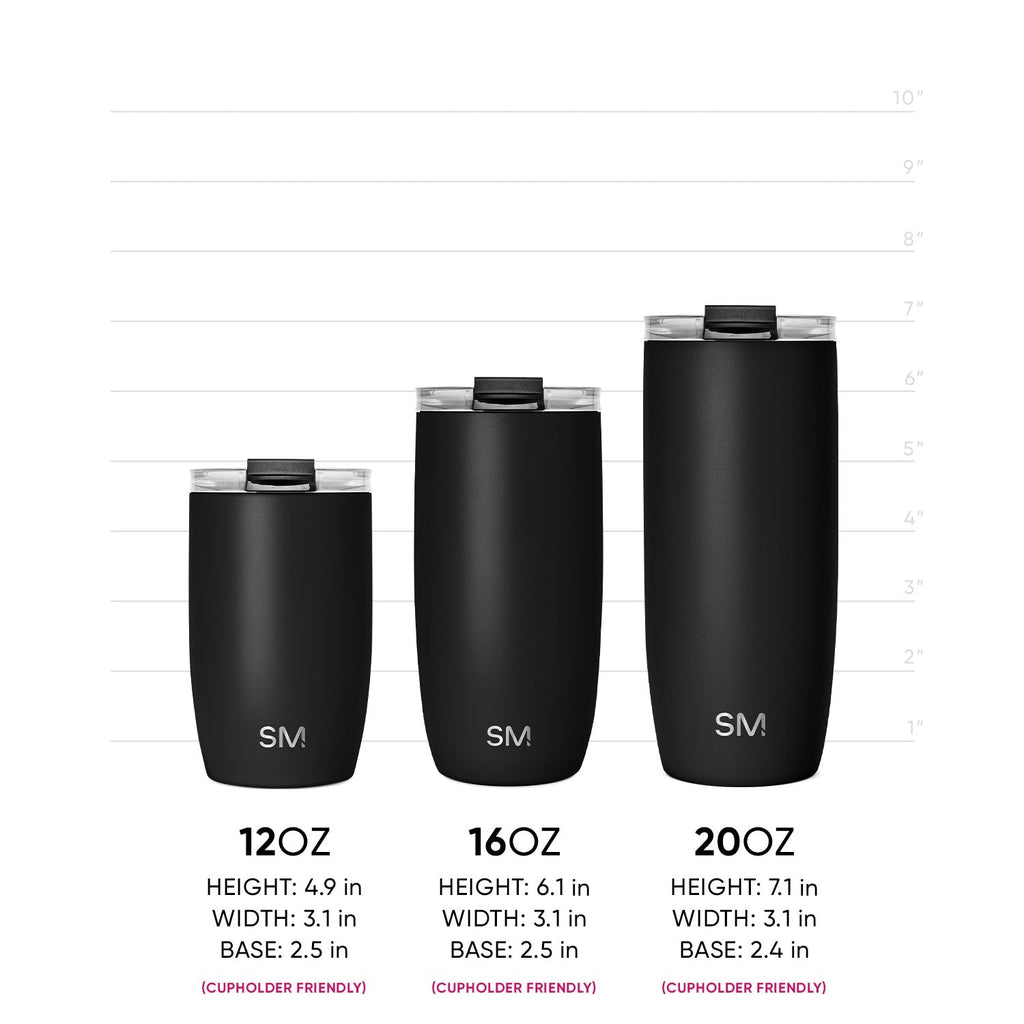 Collegiate Voyager Tumbler with Clear Flip Lid & Straw